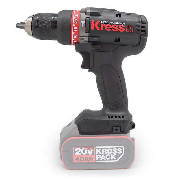 Kress KUC31.91 20Volt Kömürsüz Profesyonel Şarjlı Darbeli Matkap (Akü Dahil Değildir) - Onivias