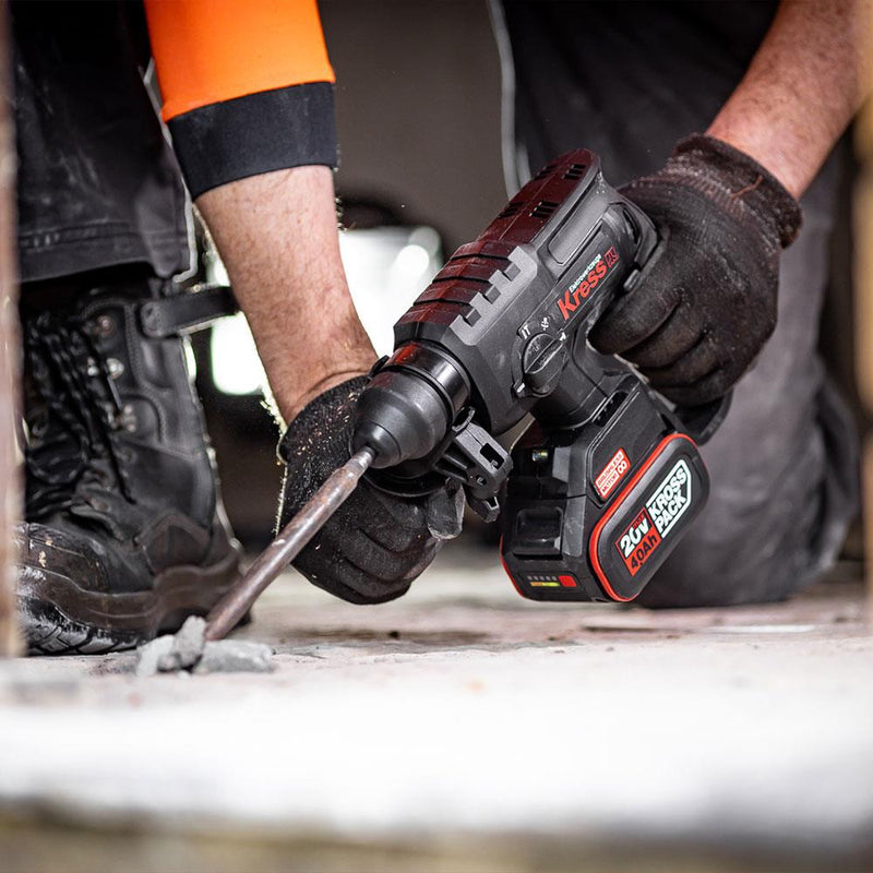 Kress KUC60.91 20Volt 2.0J Fırçasız Professional SDS-Plus Pnevmatik Çəkic/Qazma (Batareya Daxil deyil)