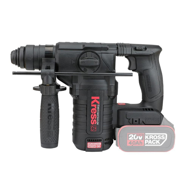 Kress KUC61.91 20Volt 2.2J Fırçasız Professional SDS-Plus Pnevmatik Çəkic/Qazma (Batareya Daxil deyil)