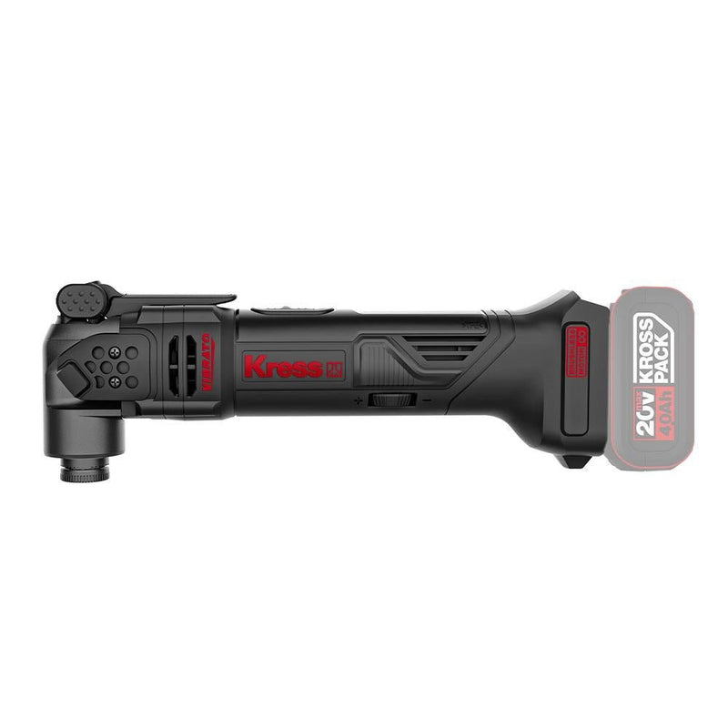 Kress KUD12.91 20Volt Peşəkar Çox Məqsədli Kəsmə, Qırma və Zımpara Fırçası + 24 Parça Ox (Batareya Daxil deyil)