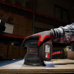 Kress KUD20.9 20Volt 125mm Kömürsüz Profesyonel Devir Ayarlı Eksantrik Zımpara (Akü Dahil Değildir) - Onivias