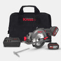 Kress KUE11 20Volt 4.0Ah. Li - ion 140MM Çift Akülü Kömürsüz Profesyonel Çok Amaçlı Daire Testere - Onivias