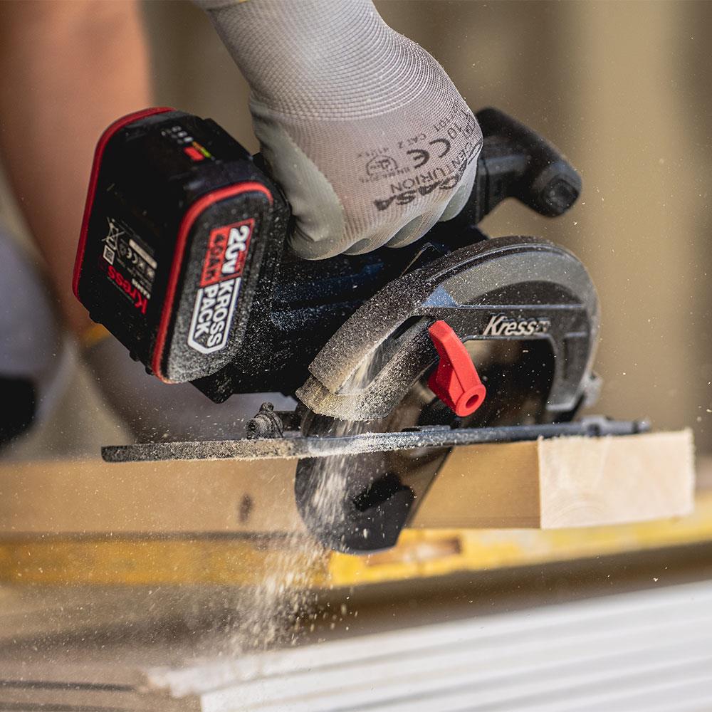 Kress KUE12.9 20Volt 165MM Kömürsüz Profesyonel Daire Testere (Akü Dahil Değildir) - Onivias