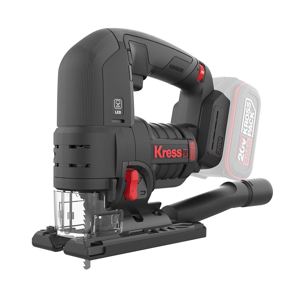 Kress KUE26.9 20Volt Profesyonel Kömürsüz Devir Ayarlı Şarjlı Dekupaj Testere (Akü Dahil Değildir) - Onivias