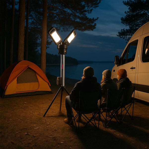 Kress KUF09.9 20Volt 2000/4500 Lümen Profesyonel Kule Tipi Teleskopik Katlanabilir LED Projektör (Akü Dahil Değildir) - Onivias