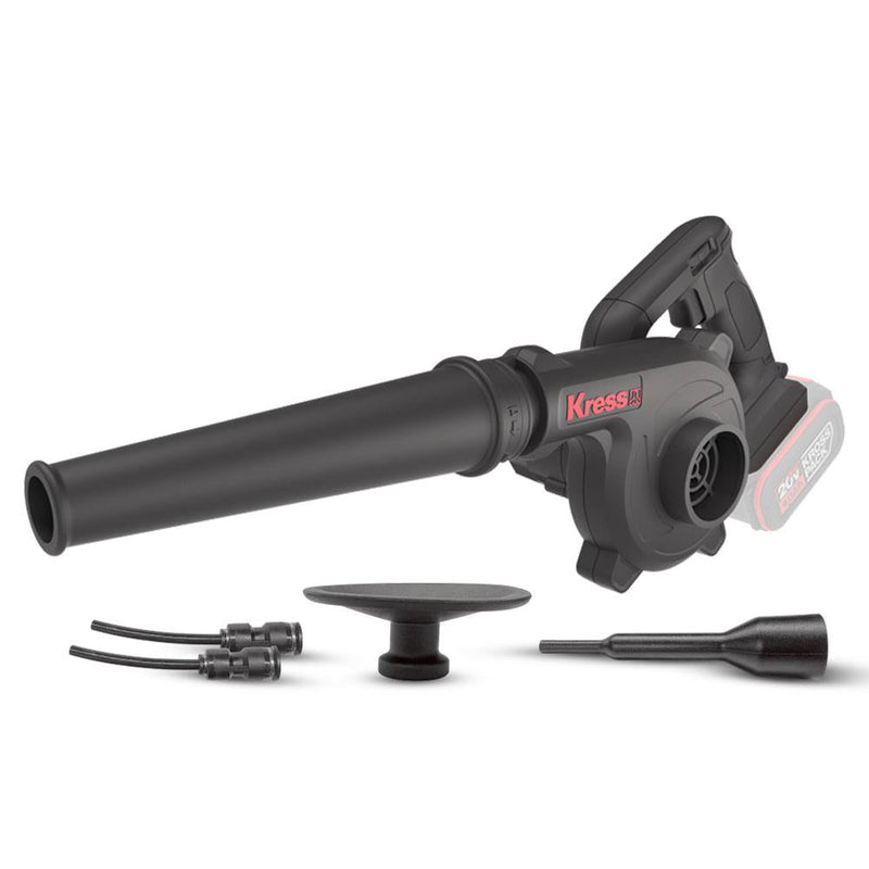 Kress KUF30.9 20Volt Peşəkar Sürəti Tənzimlənən Üfleyici + 5 Parça Aksesuar (Batareya Daxil deyil)