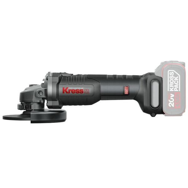 Kress KUH02.91 20Volt 115mm Kömürsüz Profesyonel Şarjlı Devir Ayarlı Avuç Taşlama (Akü Dahil Değildir) - Onivias