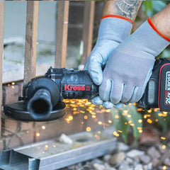 Kress KUH10.9 20Volt 125mm Kömürsüz Profesyonel Şarjlı Devir Ayarlı Avuç Taşlama (Akü Dahil Değildir) - Onivias
