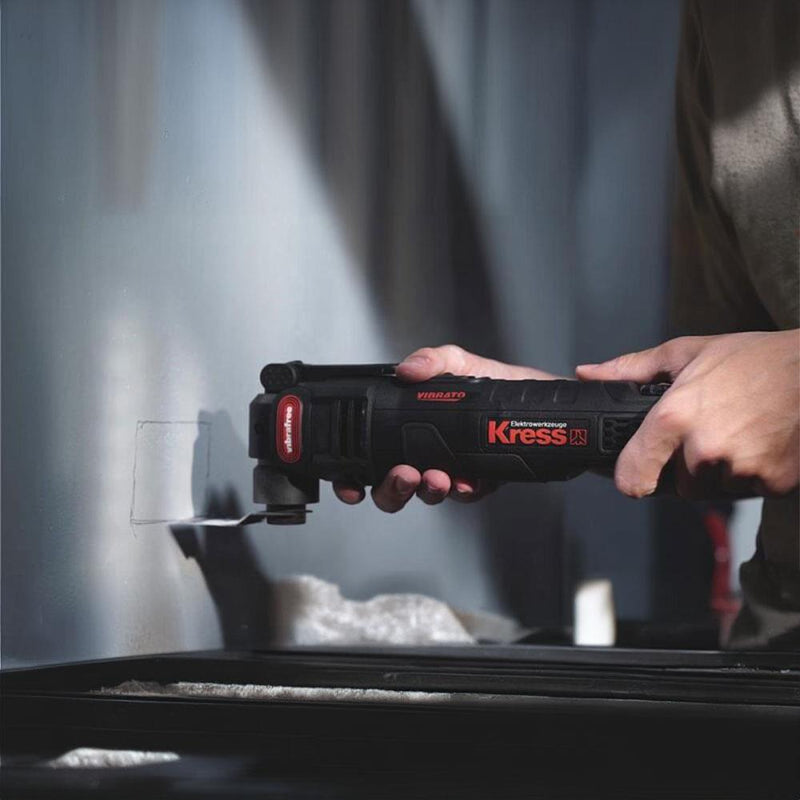 Kress KUW58.1 480Watt Professional Çoxməqsədli Kəsmə, Qırma və Zımpara ilə Tənzimlənən Sürət + 12 Parça Aksesuarlar