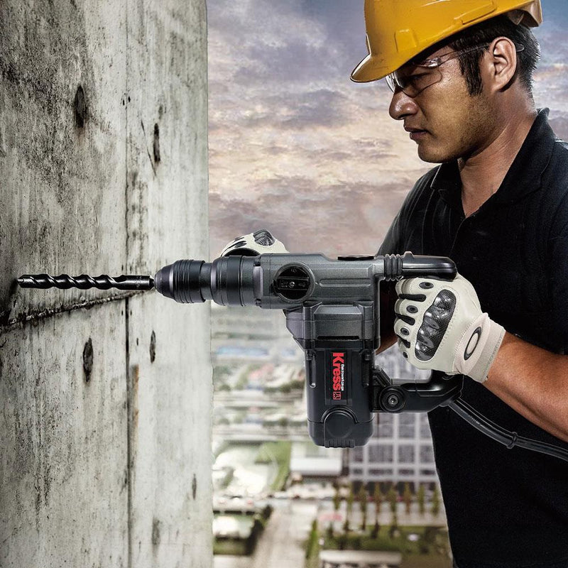 Kress KUX15P 1100Watt 5.0J 28MM Professional SDS-Plus Çəkic/Qazma 