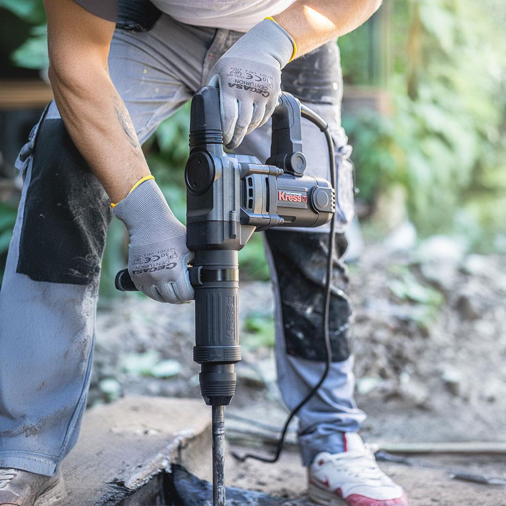 Kress KUX21 1050Watt 7.5 Joule 38MM Profesyonel SDS - Max Kırıcı/Delici - Onivias