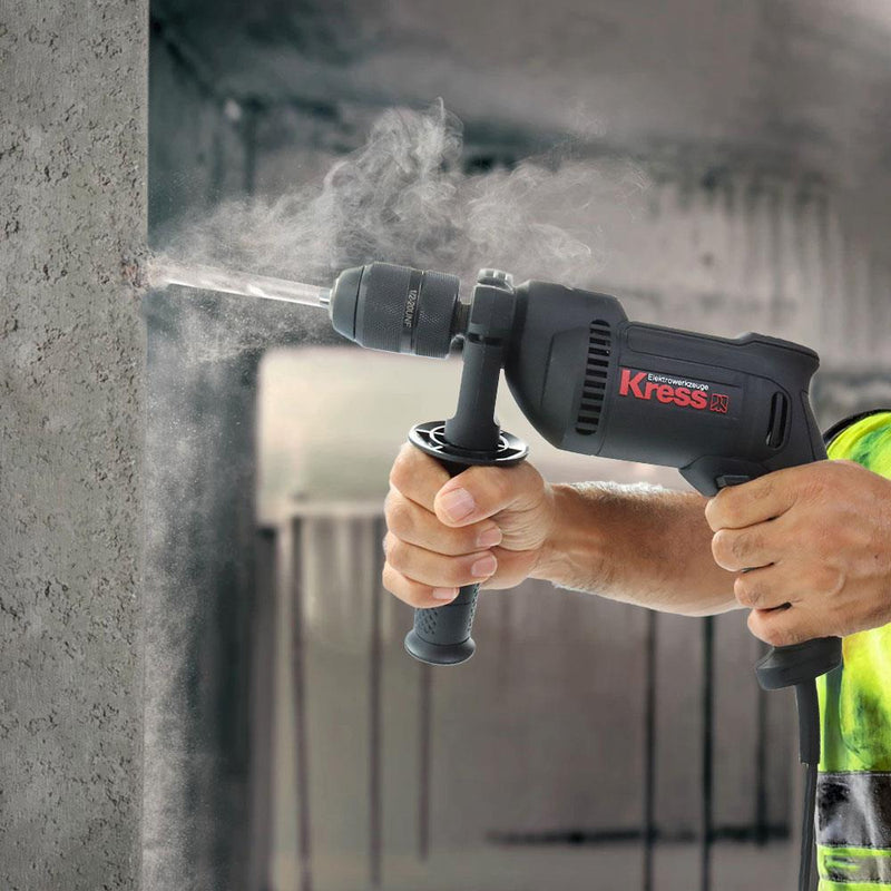 Kress KUY02P 650Watt 13mm Professional Zərbəli Qazma
