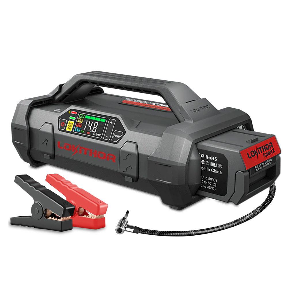 Lokithor APARTX4000 12V 4000Amp Li-Polimer Akıllı Akü Takviye + Pompa + Powerbank + Led Lamba - Onivias
