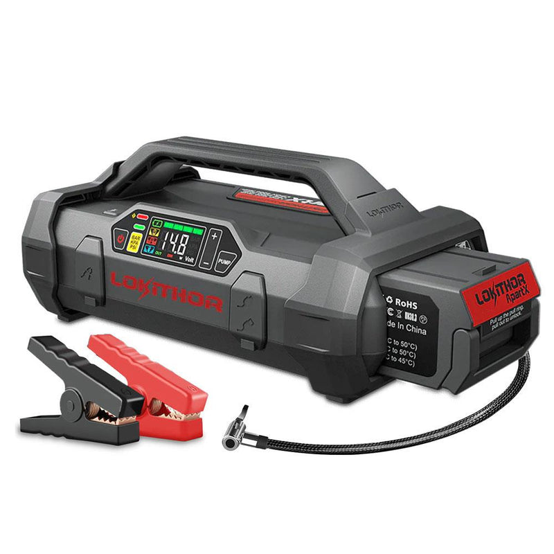 Lokithor APARTX4000 12V 4000Amp Li-Polimer Ağıllı Batareya Gücləndirici + Nasos + Enerji Bankı + LED Lampa 