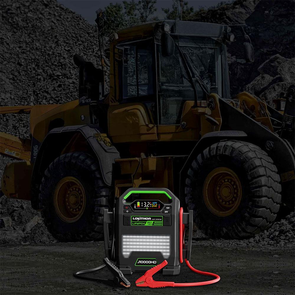 Lokithor J10000HD 12V/24V 10.000Amp LiFePO4 Akıllı Akü Takviye + Powerbank + Led Lamba - Onivias