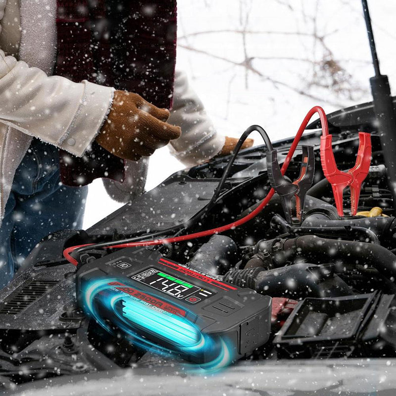 Lokithor J2500 12V 2500Amp LiFePO4 Ağıllı Batareya Gücləndirici + Powerbank + LED Lampa