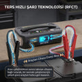 Lokithor J403HD 12V 10.000Amp Li-Polimer Akıllı Akü Takviye + Powerbank + Led Lamba - görsel 6