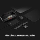 LOKITHOR JA301 12V 2000Amp Li - Polimer Akıllı Akü Takviye + Pompa + Powerbank + Led Lamba - Onivias
