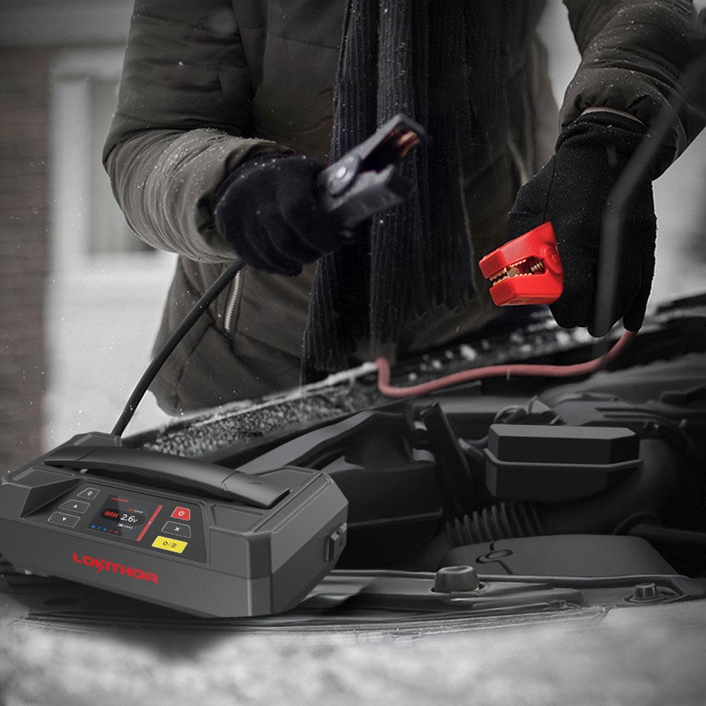 Lokithor JTC4250 12V/220V 4250Amp LiFePO4 Akıllı Akü Test + Akü Takviye + Akü Şarj Cihazı - Onivias