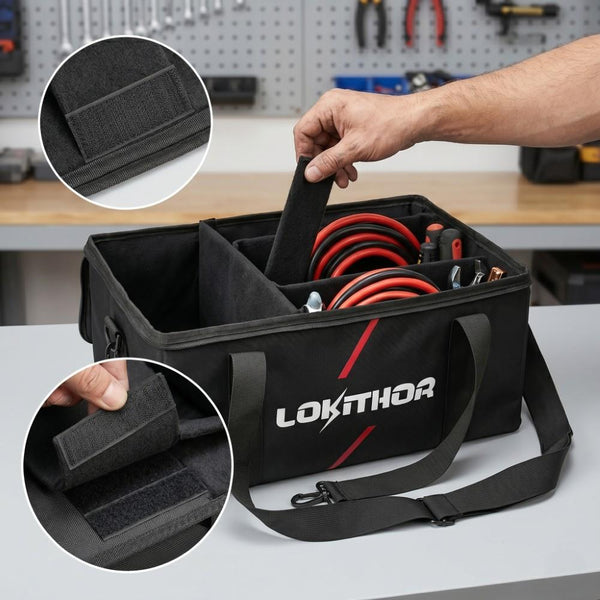 Lokithor LABAG001 AW401 Serisi Akü Takviye Cihazı İçin Bez Taşıma Çantası - görsel 3