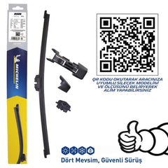Michelin EASYCLIP™ MCR335 33,5CM 1 Adet Universal Muz Tipi Arka Silecek - Onivias
