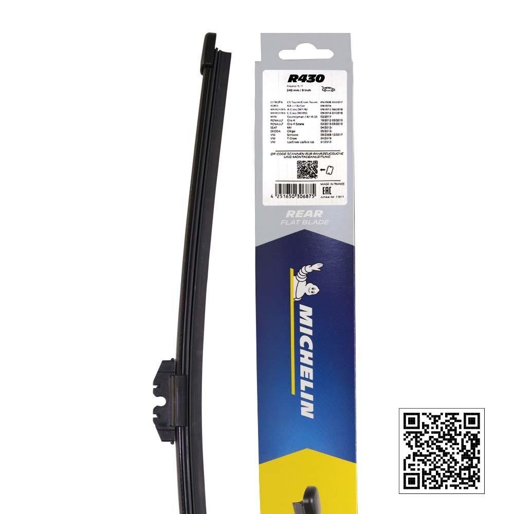 Michelin EASYCLIP™ MCR430 43CM 1 Adet Universal Muz Tipi Arka Silecek - Onivias