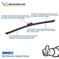 Michelin EASYCLIP™ MCR430 43CM 1 Adet Universal Muz Tipi Arka Silecek - Onivias