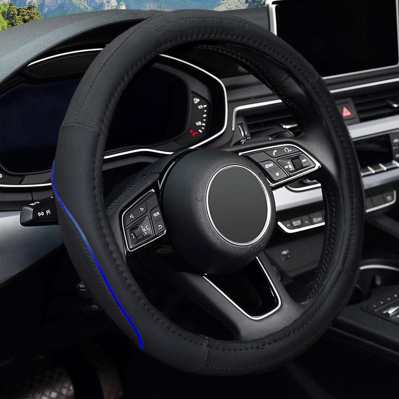 Michelin MC1003NAZ Premium Süni Dəri Sükan Qapağı MAVİ 