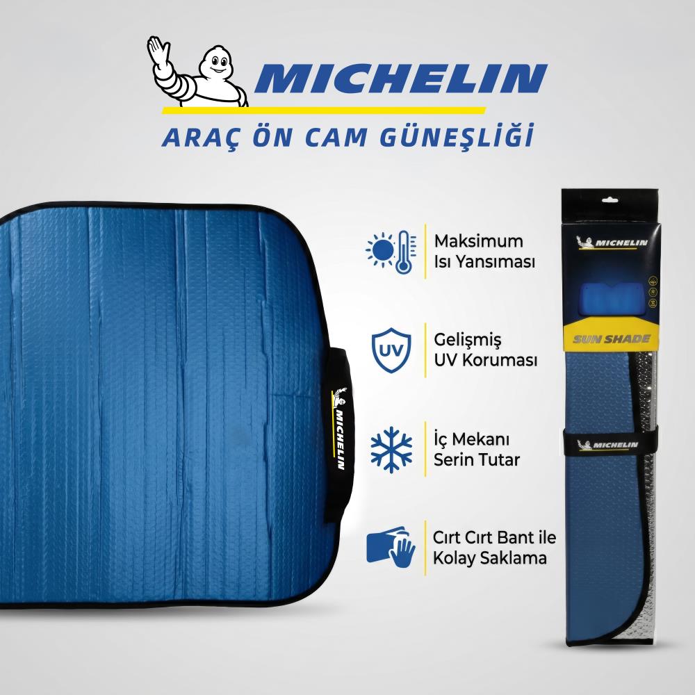 Michelin MC3001AZ 150x70cm Universal Balonlu Premium Ön Cam Güneşliği