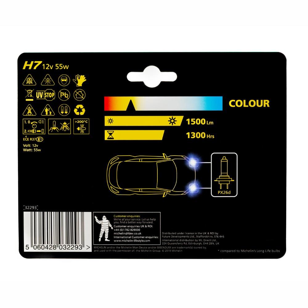Michelin MC32293 12Volt 55Watt 1500 Lümen H7 2’li Halojen Far Seti