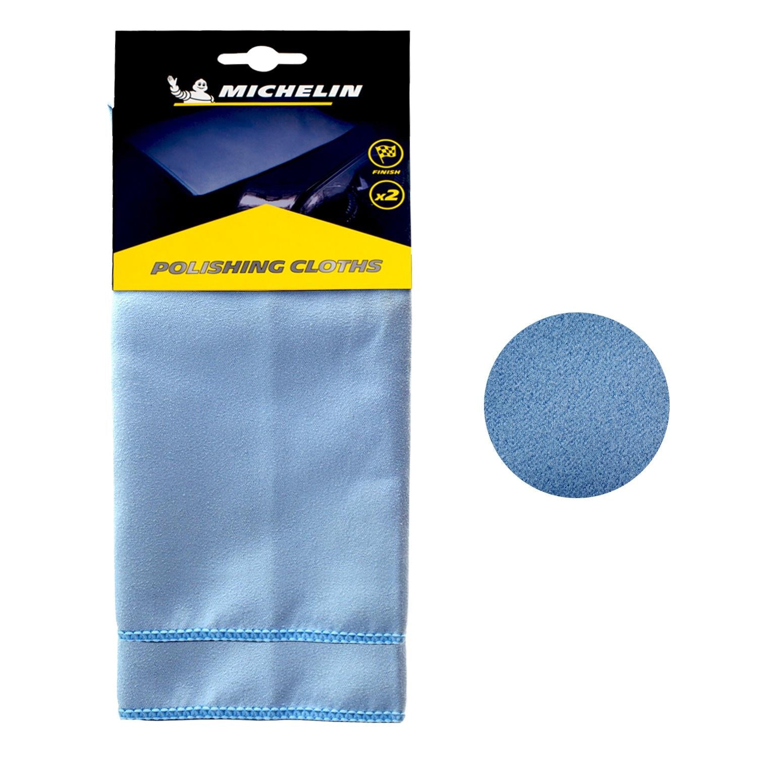 Michelin MC32484 32X32cm Mikrofiber Cilalama, Parlatma Bezi, 2 Adet - Onivias