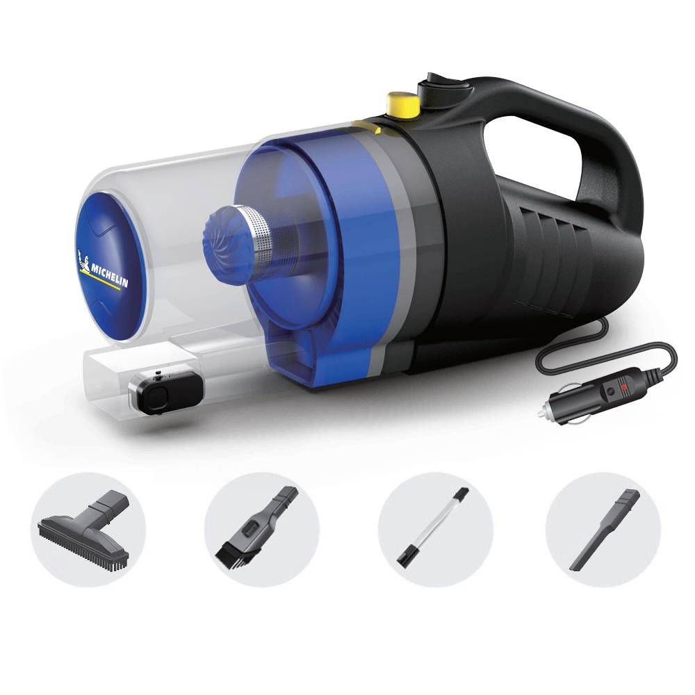 Michelin MC33375 12Volt/150Watt Araç Süpürgesi + 4 Parça Aksesuar Seti - Onivias
