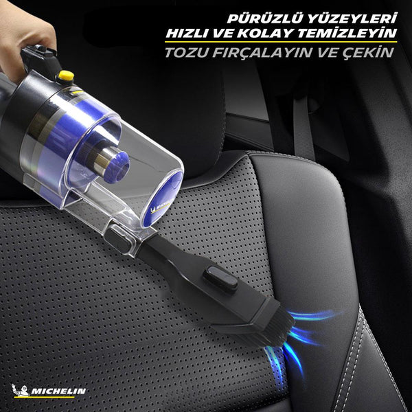 Michelin MC33375 12Volt/150Watt Araç Süpürgesi + 4 Parça Aksesuar Seti - Onivias