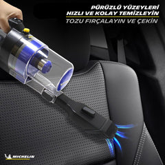 Michelin MC33375 12Volt/150Watt Araç Süpürgesi + 4 Parça Aksesuar Seti - Onivias