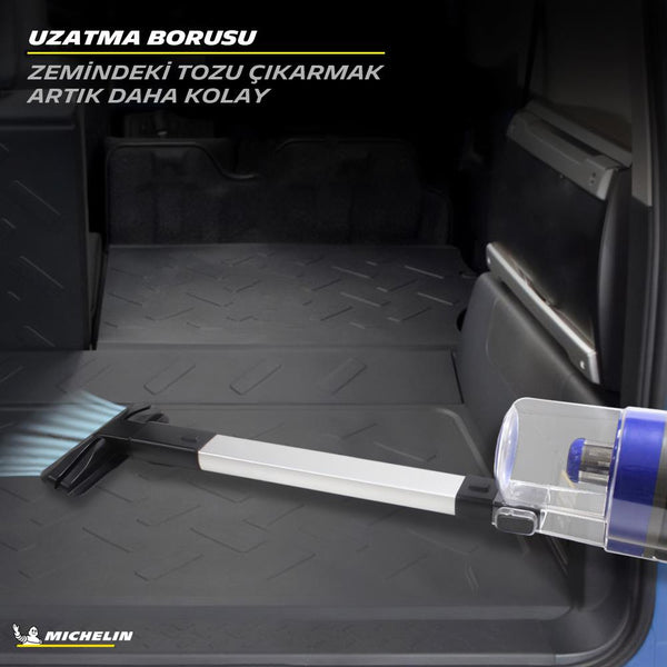 Michelin MC33375 12Volt/150Watt Araç Süpürgesi + 4 Parça Aksesuar Seti - Onivias