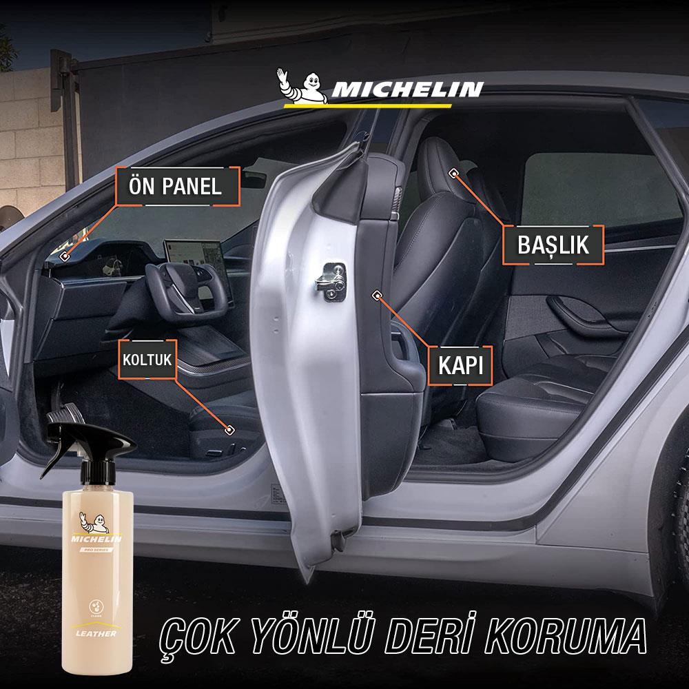Michelin MC33597 500ml 2’ Si 1 Arada PRO Serisi Avokado Özlü Deri Temizleme/Bakım ve Besleyici Sprey - Onivias