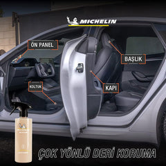 Michelin MC33597 500ml 2’ Si 1 Arada PRO Serisi Avokado Özlü Deri Temizleme/Bakım ve Besleyici Sprey - Onivias