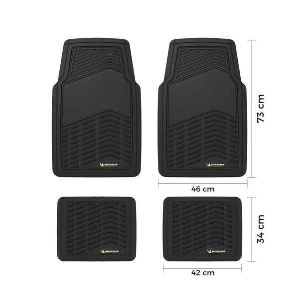 Michelin MC33856 Tüm Araçlara Uyumlu 4 Parça Üniversal 3D Havuzlu Oto Paspas - Onivias
