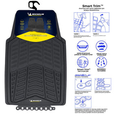 Michelin MC33863 Tüm Araçlara Uyumlu 3 Parça Üniversal 3D Havuzlu Oto Paspas - Onivias
