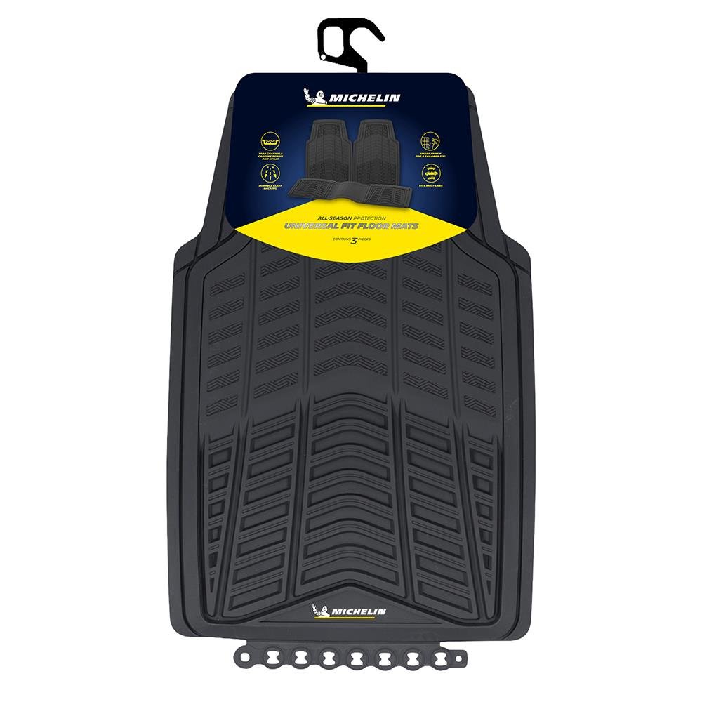 Michelin MC33863 Tüm Araçlara Uyumlu 3 Parça Üniversal 3D Havuzlu Oto Paspas - Onivias