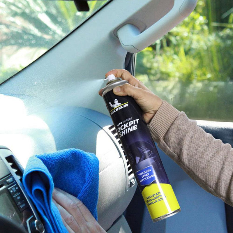 Michelin MC34341 750ml İdarə Paneli və Kokpit Cilalama və Baxım Sprey Vanil Dadı