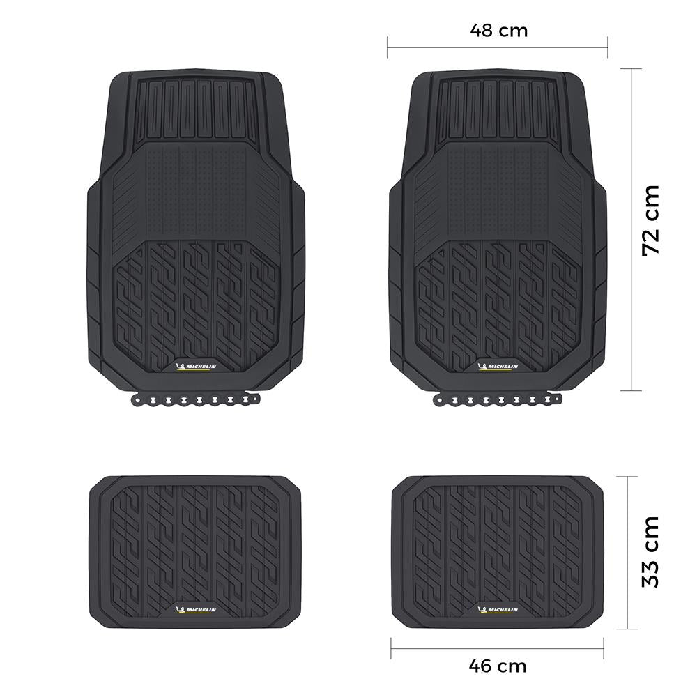 Michelin MC34587 Tüm Araçlara Uyumlu 4 Parça Üniversal 3D Havuzlu Oto Paspas - Onivias