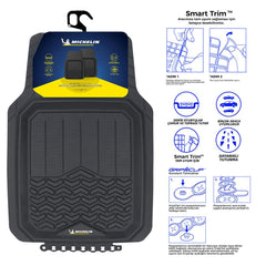 Michelin MC34594 Tüm Araçlara Uyumlu 2 Parça Üniversal 3D Havuzlu Oto Paspas - Onivias