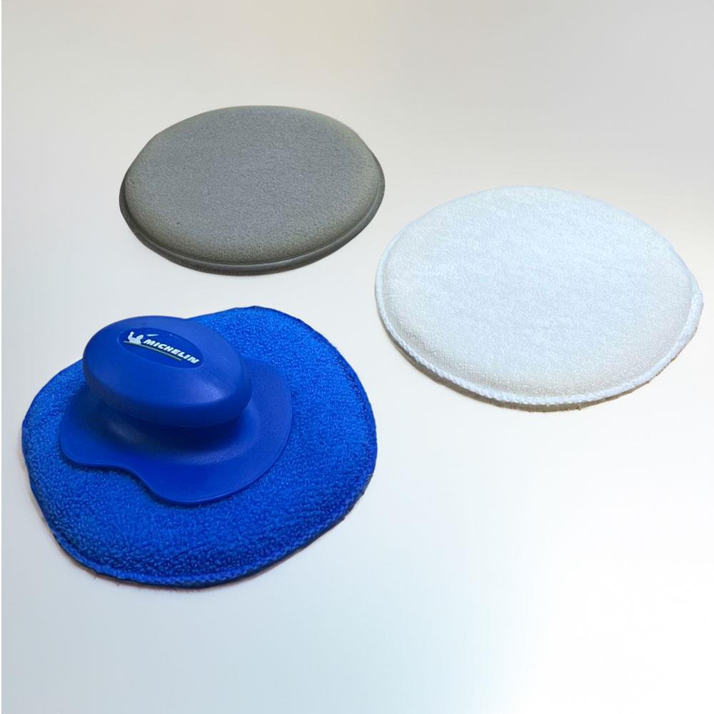 Michelin MC3510 3 Parça 130mm Velkro Cırtlı Mikrofiber Oto Yıkama, Parlatma ve Cila Süngeri - Onivias
