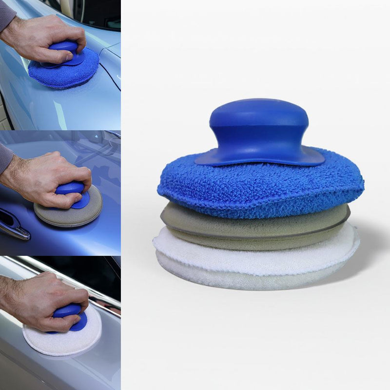 Michelin MC3510 3 Parça 130mm Velcro Mikrofiber Avtomobil Yuma, Cilalama və Cilalama Süngəri