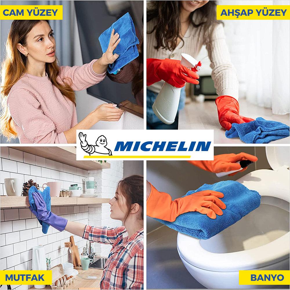 Michelin MC42101 40X30cm Süper Emici Mikrofiber Havlu, 3 Adet - Onivias