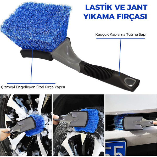Michelin MC42170 Oto Lastik ve Jant Yıkama Fırçası - Onivias