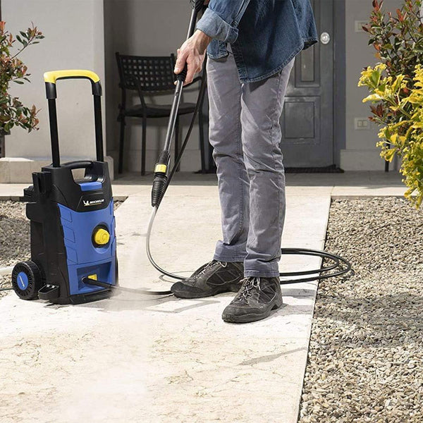 Michelin MPX19ELP 1900Watt 140Bar Profesyonel Basınçlı Yıkama Makinesi + Zemin/Araç Yıkama Fırçası - Onivias