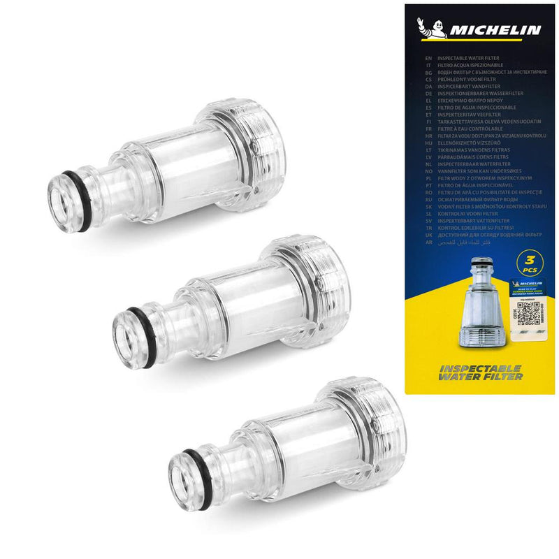 Michelin MPX46185 Təzyiqli Yuyucular üçün Universal Su Giriş Filtri, 3 Parçalı Paket