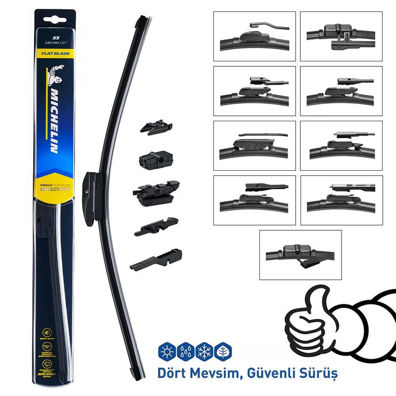 Michelin MULTIFIT™ MC33931 53CM 1 Parça Universal Banan Tipi Silecek 